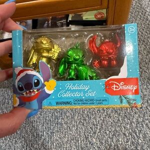 Disney Lilo & Stitch Holiday Ornament Collector Set Christmas LIMITED EDITION